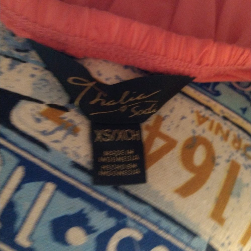 BNWT - THALIA SODI - CORE FASHION - FLOWY SHIRT - CORAL - SIZE XS - Picture 5 of 7